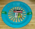 Set Of 4 Plastic Paper Plate Holders Teal New
