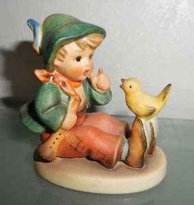 VINTAGE 63 M J HUMMEL FIGURINE SINGING LESSONS GOEBEL GERMANY DESIGN - Picture 1 of 5