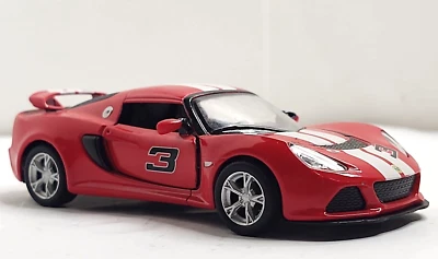 Kinsmart Lotus Exige S KT5361 Diecast 1:32 Scale Red White 2012 Sports Car - Image 1 of 4