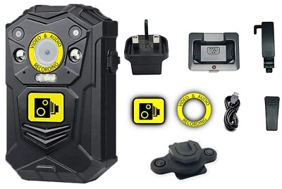 Body camera BRIFIELD® BR1 32 GB 64 GB 128 GB memoria visione notturna bodycam a clic rapido