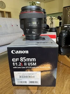 Canon EF 85mm F1.2 L II USM - excellent condition - Picture 1 of 4
