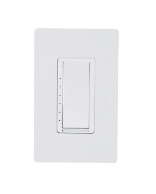 CRESTRON CLW-DIMUEX-P-W-T Cameo® In-Wall Universal Phase Dimmer, 120 VAC, White Textured