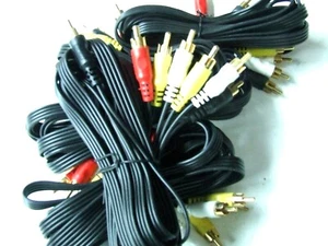 CAVO AUDIO RCA STEREO 4X4 PLUG 3 MT KIT 3 PEZZI   - Foto 1 di 1