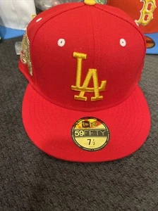 Los Angeles Dodgers Sneakertown Simpson Pack 7 1/2 75th Ann Patch W/ Pin New Era - Picture 1 of 5