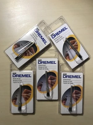 Nuevo cepillo de cerdas Dremel 405 lote de 5 (paquete sellado) Foto 1 de 3