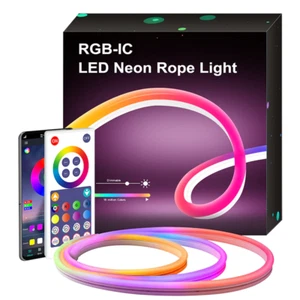 Cuerda de luz LED RGB RGB impermeable Pixapro 3m NEON RGB Flex IP67 - Imagen 1 de 3