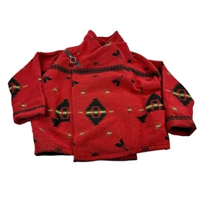 Free People X CAPULET Jacket Coat Poncho Slouchy Aztec Southwest Print Small - Picture 1 of 23