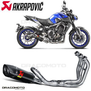 YAMAHA MT-09 XSR 900 TRACER 2014-2020 Full exhaust AKRAPOVIC Carbon RC S-Y9R2...