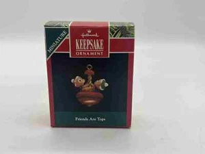 Hallmark Keepsake Miniature Ornament 1992 FRIENDS ARE TOPS - Picture 1 of 2