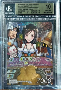 FINAL FANTASY TCG 2024 FA FOIL PROMO GARNET PR-143 ENGLISH BGS 10 PRISTINE PSA - Picture 1 of 5