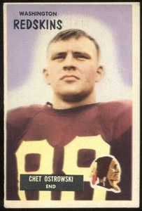 1955 Bowman #64 Chet Ostrowski Washington Redskins - Picture 1 of 2