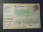 GERMANY,GERMANIA DEUTSCHES REICH 1905 Allegorie 80pf Coupon expedition US FORST