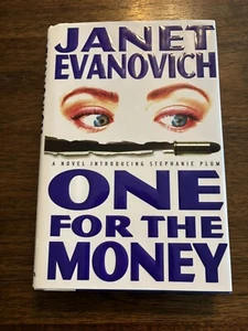 SIGNED One For The Money By Janet Evanovich 1st Edition 2nd Printing 1994 HCDJ - Picture 1 of 12