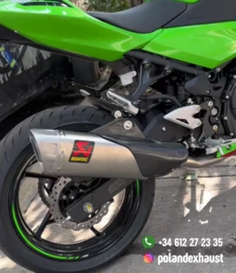 Tubo escape Kawasaki Z400 Ninja 400 KRT 2018-2024 línea completa - Imagen 1 de 2