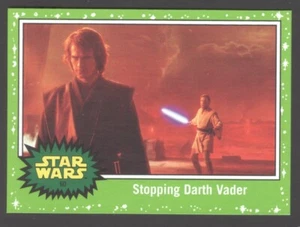 Stopping Darth Vader (#60) | 2017 Topps Journey to The Last Jedi | Green | NM - Picture 1 of 1