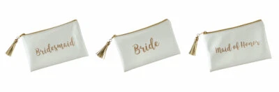 Kits de supervivencia blancos y dorados para fiestas nupciales regalos de boda Foto 1 de 4