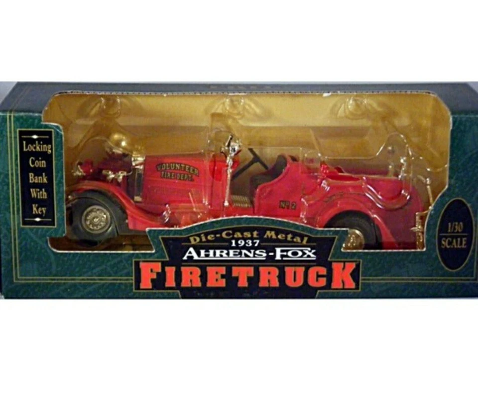 Diecast Ertl Firetruck Bank - Image 1 of 1
