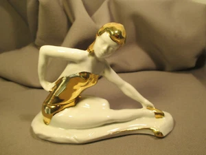Bailarina de ballet de porcelana Art Deco / Art Déco - Danseur / Mod. Profundidad Francia - Imagen 1 de 5