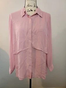 Joan Rivers Damen Bluse Knopfleiste Lagenlook Rouge Rosa Medium - Bild 1 von 7