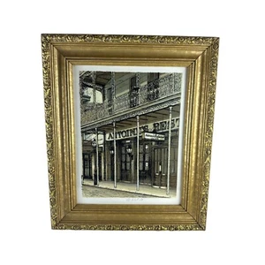 Paul De La Fille Antonine's Restaurant New Orleans Edición Limitada Serigrafía 102/300 - Imagen 1 de 7