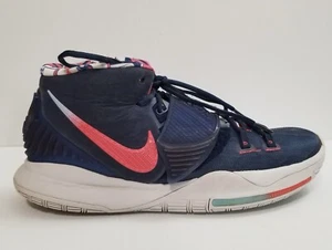 Nike Kyrie 6 USA Sneakers Mens Sz 12 Midnight Navy Basketball Shoes BQ4630-402 - Picture 1 of 13