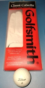 NUOVO GUANTO DA GOLF GOLFSMITH uomo S pelle Cabretta - RH - OMAGGIO TITLEIST pallina da golf - Foto 1 di 3