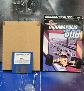 Vintage 1989 Indianapolis 500 Electronic Arts PC Simulation Game w/Box - Picture 1 of 5