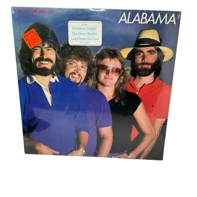 Alabama - The Closer You Get Sealed LP Vinyl Record Hype Sticker AHL1-4663 1983 - Image 1 of 2