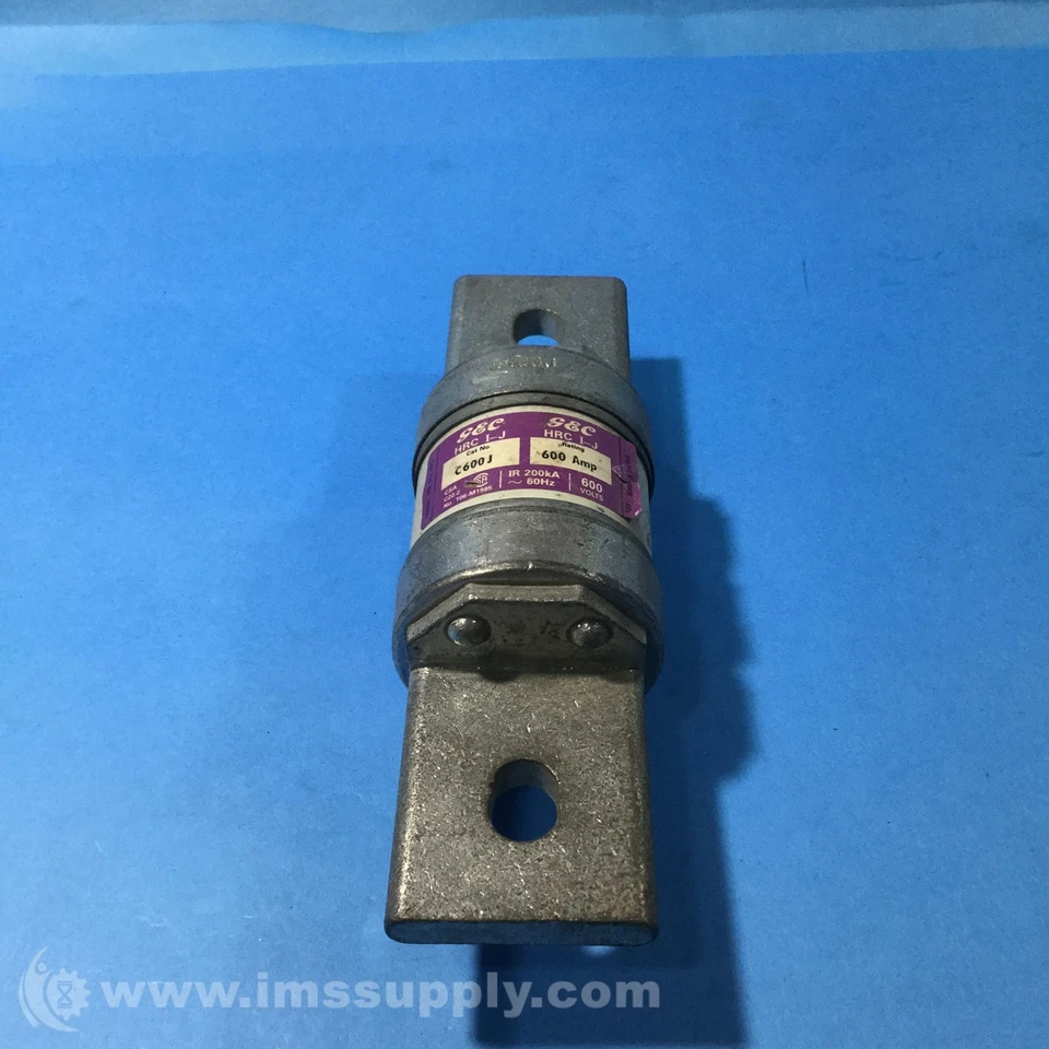 Fusible G&amp;C C600J HRC I-J 600 Amp USIP Foto 1 de 4