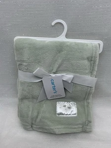 Carters Baby Blanket Green Tiny But Mighty Lovey Security New Shower Gift NEW - Picture 1 of 12