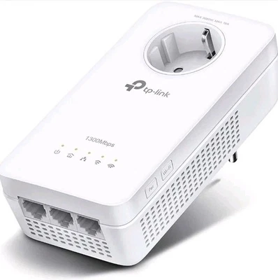 TP-Link TL-WPA8631P AV1300 WLAN Extender Weiß Gigabit Passthrough Powerline ac - Bild 1 von 4