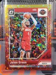 2024-25 Panini Donruss Optic Jalen Green Red Yellow Fast Break Prizm #7/7 - Picture 1 of 7