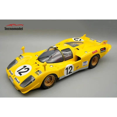 New Tecnomodel Ferrari 512S 1970 1:12 Model Car Yellow TM12-02F KidBX - Image 1 of 2