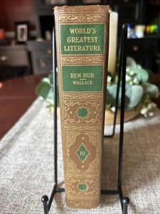 Ben-Hur A Tale of the Christ :Lew Wallace,1st edit. World's Greatest Lit Ed HC - Picture 1 of 12