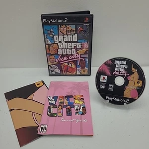 Grand Theft Auto: Vice City Sony PlayStation 2 Complete With Manual & Map Tested - Picture 1 of 13
