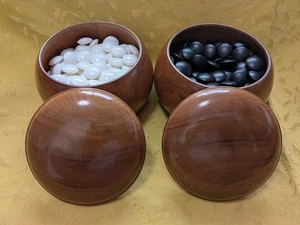 Piedras Almeja Go Grado Luna Talla 32 Hechas en Hyuga con Go Bowls Japón - Imagen 1 de 19