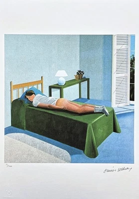 DAVID HOCKNEY - Habitación en Tarzana - firmada, numerada edición 13/500 Foto 1 de 4