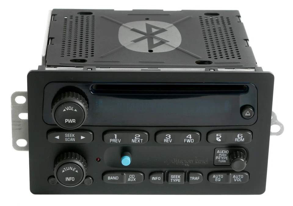 雪佛兰 GMC 2005 - 09 卡车调幅 CD 播放器收音机升级带蓝牙音乐 15850275 — 第 1/4 张图片