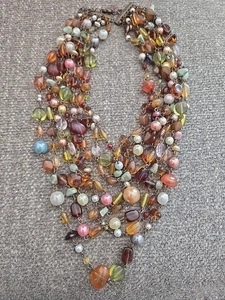 Collar Lia Sophia Beaumont 16"-19" pieza llamativa - Imagen 1 de 3