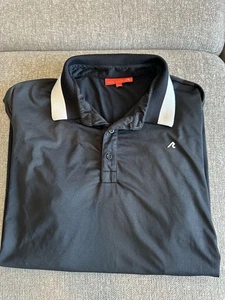 Redvanly Golf Polo Large Black White  - Picture 1 of 8