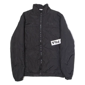FILA Tripp Mens Puffer Jacket Black S - Picture 1 of 6