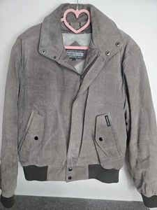 Vintage 90s Members Only Bomber Jacket Removable Sherpa Vest Size 42 Brown  - Picture 1 of 12