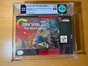 Contra III The Alien Wars SNES Original Complete Wata 9.4 - Picture 1 of 2