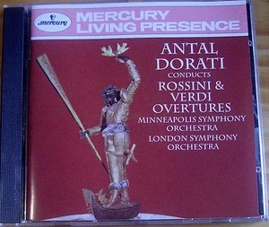 Dorati Conducts Rossini Verdi Overtures MERCURY FULL SILVER - Imagen 1 de 3