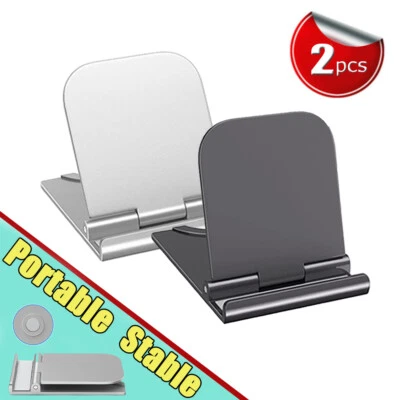 Foldable Phone Holder Tablet Stand Desktop for iPhone Android iPad Smartphone - Image 1 of 4