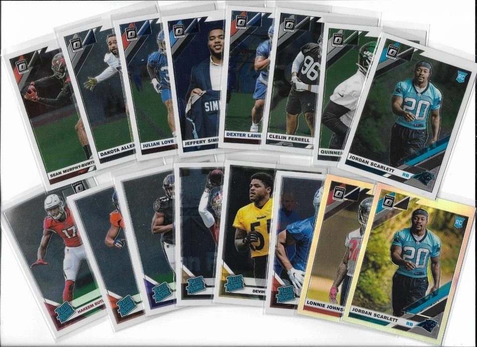 2019 Optic  Football  Rookies and Rated Rookie Singles    Complete Your Set - Image 1 of 1