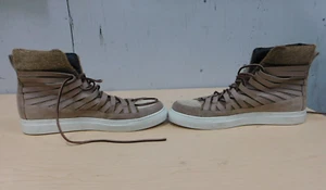 Damir Doma Beige Color High Top Men Shoes Sneakers Made In Italy Size 9.5 EU 43 - Picture 1 of 8