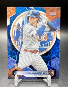 2023 Bowman's Best BRETT BATY RC ROOKIE Blue Refractor /150 Mets #68 - Picture 1 of 2