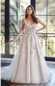 wedding dress size 14 eddy k Betty ivory/champ/dust - Picture 1 of 3