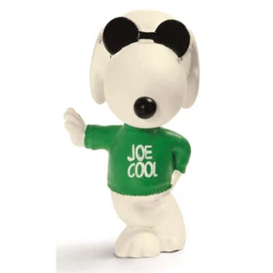 NEW Peanuts Joe Cool in Green snoopy figurine cake topper retired schleich toy - Picture 1 of 1